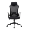 Silla para oficina color negro con ruedas mesh mercado libre