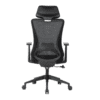 Sillas para oficina color negro con ruedas mesh office depot