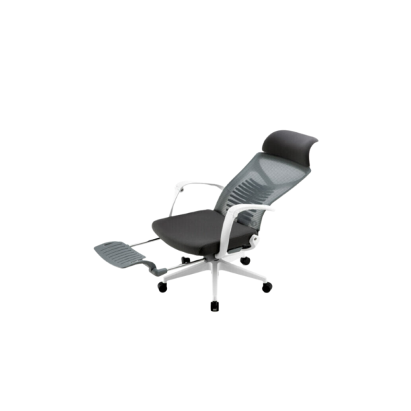 Silla de oficina ergonomica blanca con descansa pies precio Mexico