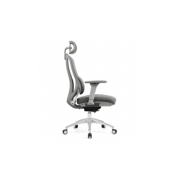 Precio Silla ergonomica antitranspirante en tela y mesh gris