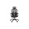 Precio Silla ergonomica antitranspirante en tela y mesh negra