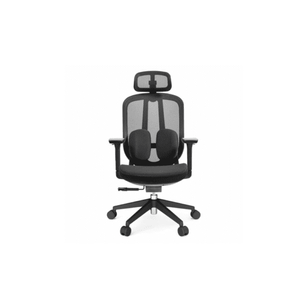Precio Silla ergonomica antitranspirante en tela y mesh negra