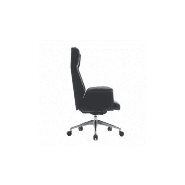 Precio de sillon ejecutivo vinipiel negro con base cromada