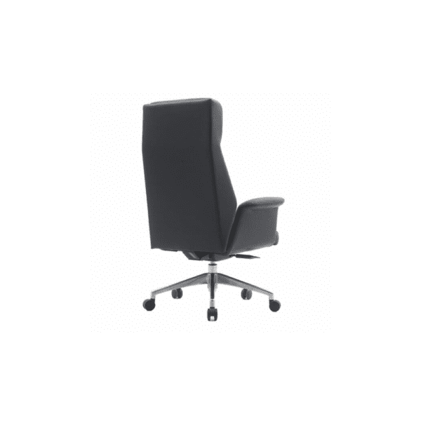 Sillon de oficina ejecutivo vinipiel negro base cromada precio