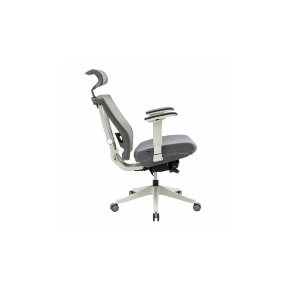 Silla ejecutiva H1 mesh gris con soporte lumbar ajustable precio