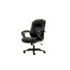 Silla ejecutiva HVL402 con respaldo alto en vinipiel negra precio