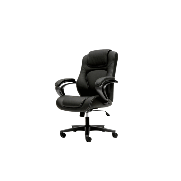 Silla ejecutiva HVL402 con respaldo alto en vinipiel negra precio