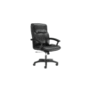 Silla para oficina ejecutiva piel negra respaldo alto precio