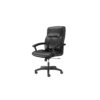 Sillas para oficina ejecutiva piel negra respaldo alto precio