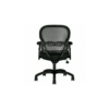 silla de oficina en tela y mesh con base reforzada