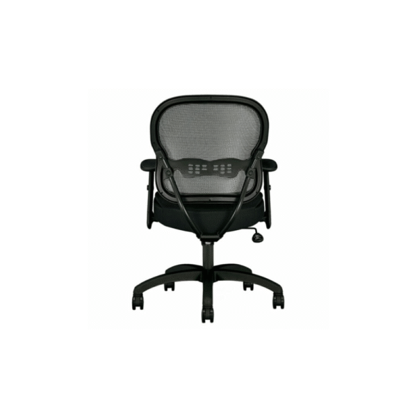 silla de oficina en tela y mesh con base reforzada