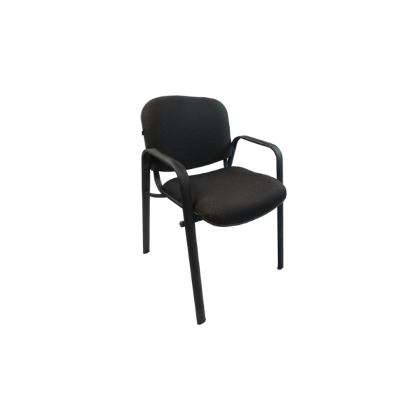 Silla de visita Allegro con brazos de plastico para oficina