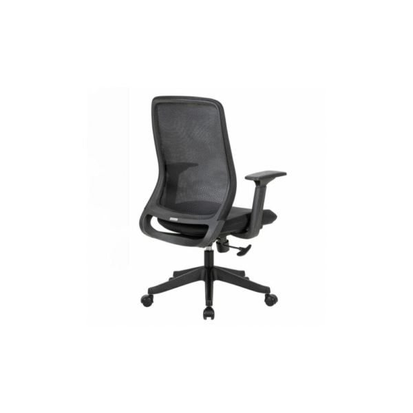 Silla operativa economica en mesh y tela negra mayoreo