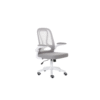 Silla operativa resistente en mesh y tela blanca economica