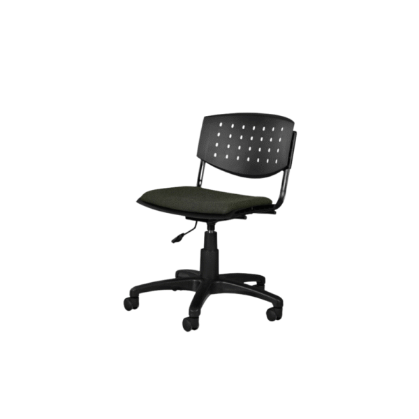 Silla secretarial en tela resistente economica