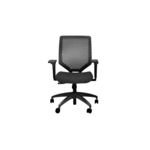 Sillas Ejecutivas SOLVE Ergonomicas con Respaldo Medio y estructura negra