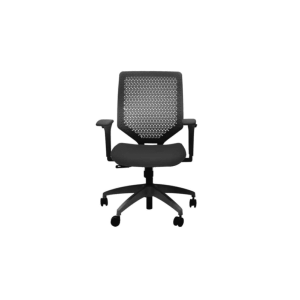 Sillas Ejecutivas SOLVE Ergonomicas con Respaldo Medio y estructura negra