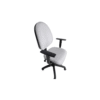 silla operativa con respaldo ajustable y sin brazos