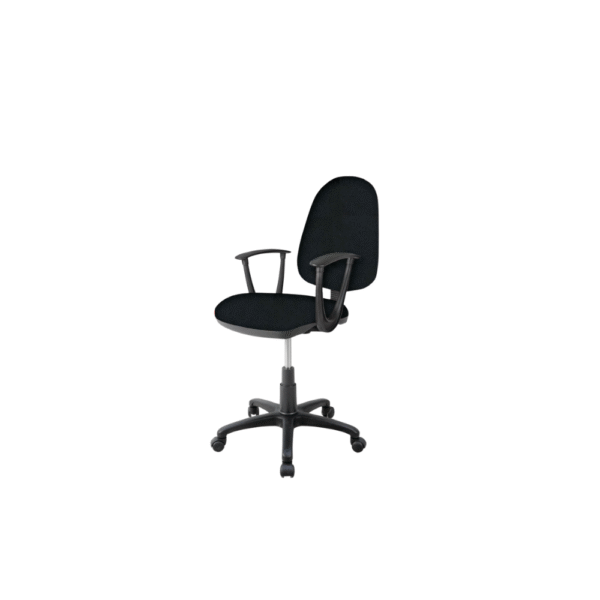 silla para atencion al cliente con soporte lumbar