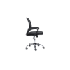 silla para home office con respaldo medio y rodajas