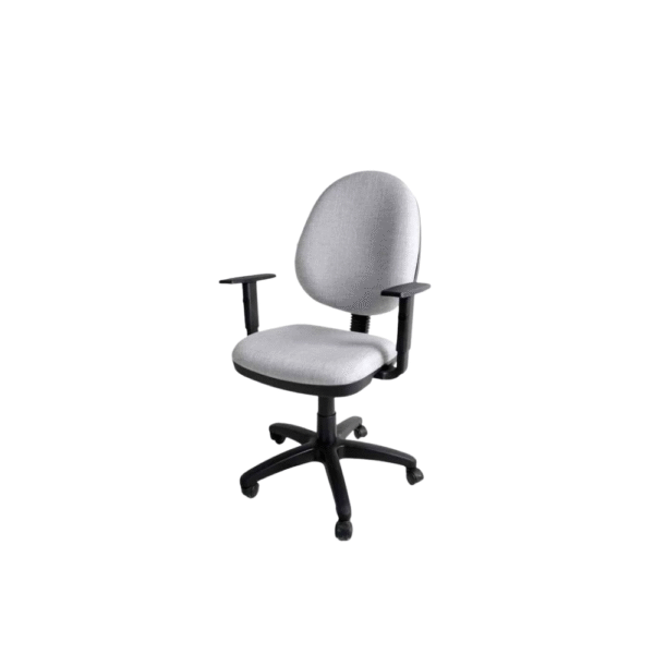 silla tapizada en tela resistente para escritorios
