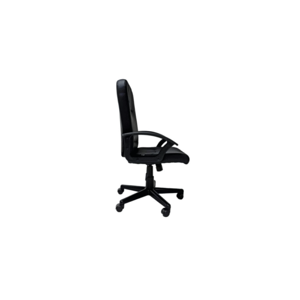 venta de silla ejecutiva Alfa tapizada en vinipiel negra México