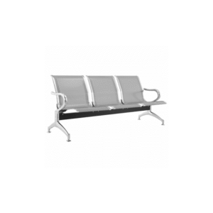 Banca Airport Ofik 3 Plazas Silver Gray Mexico