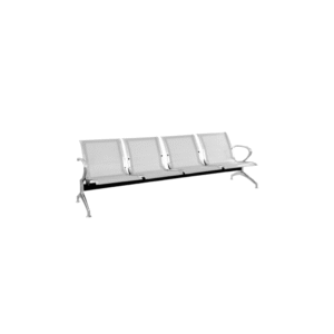 Banca Airport Ofik 4 Plazas Silver Gray Mexico