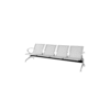 Banca Airport Ofik 4 Plazas Silver Gray mayoreo Mexico