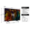 Pantalla HISENSE Smart TV 55" LED UHD